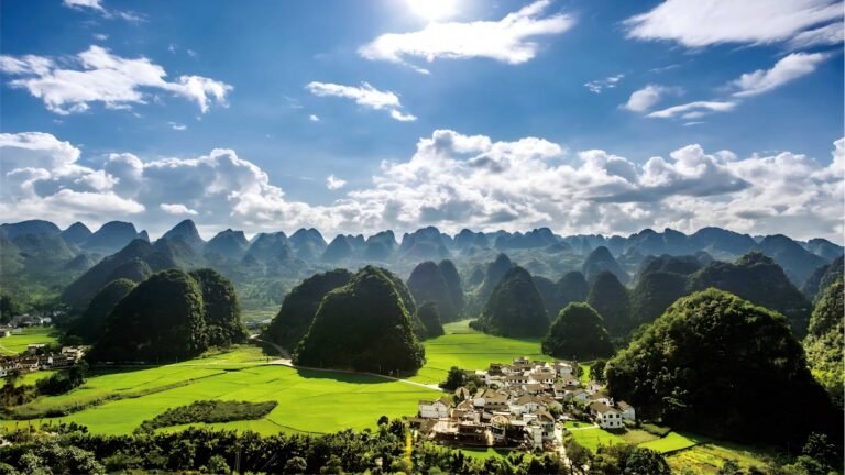 Guizhou, China · peaks