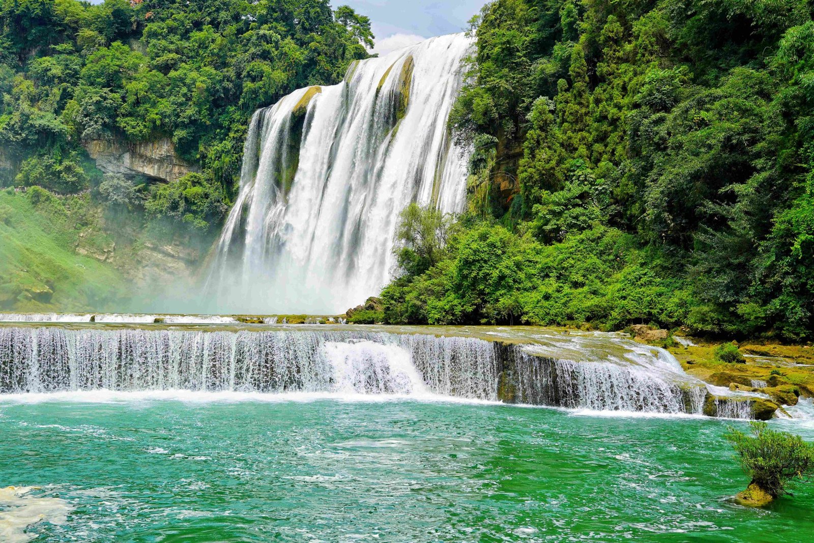 Guizhou, China · waterfall
